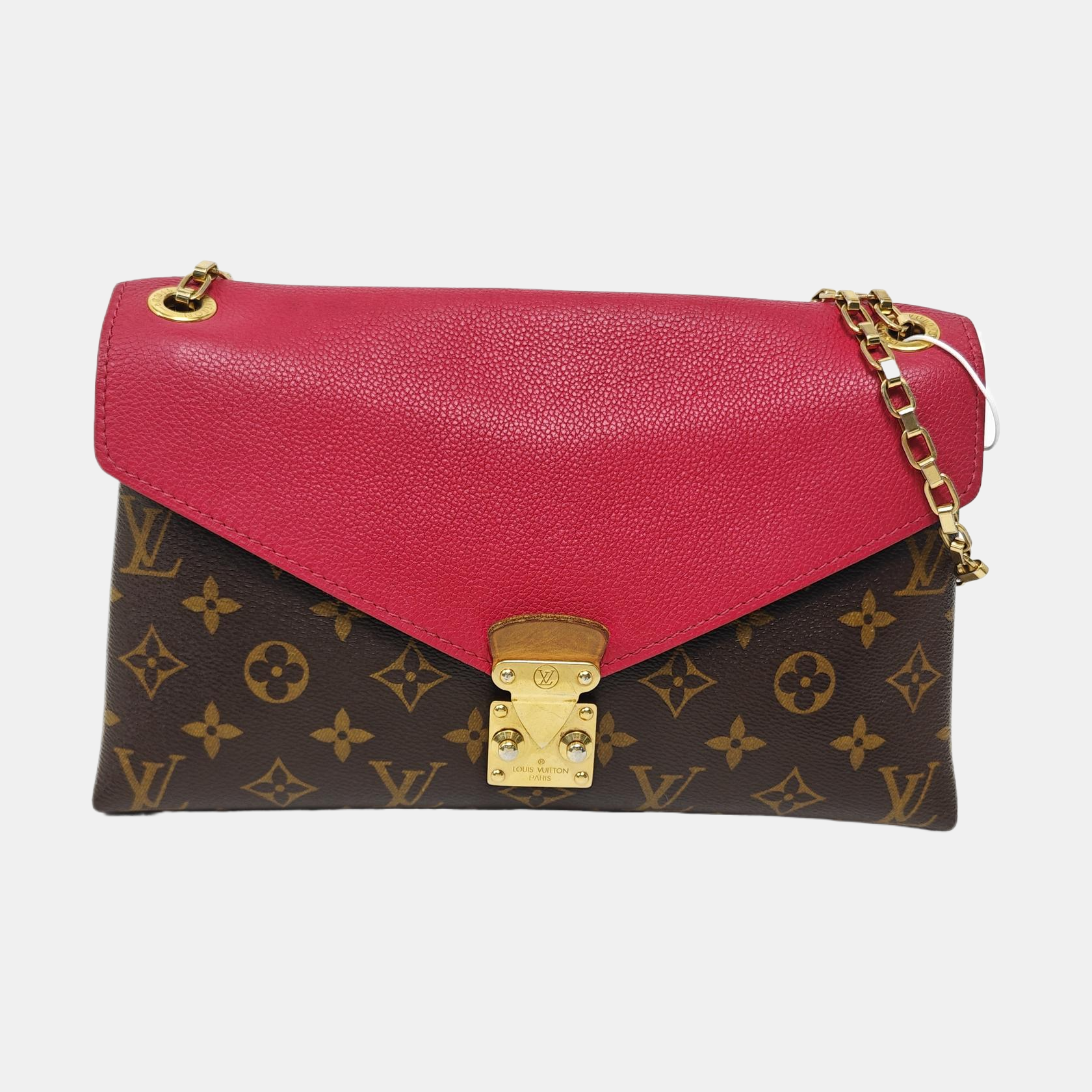 Authenticated pre-owned  Pallas Monogram Coated Canvas Brown - Shoulder Bag at Looply