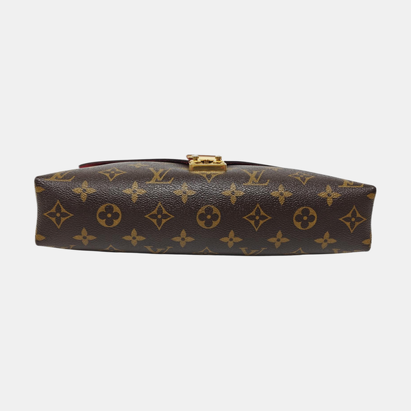 Authenticated pre-owned  Pallas Monogram Coated Canvas Brown - Shoulder Bag at Looply