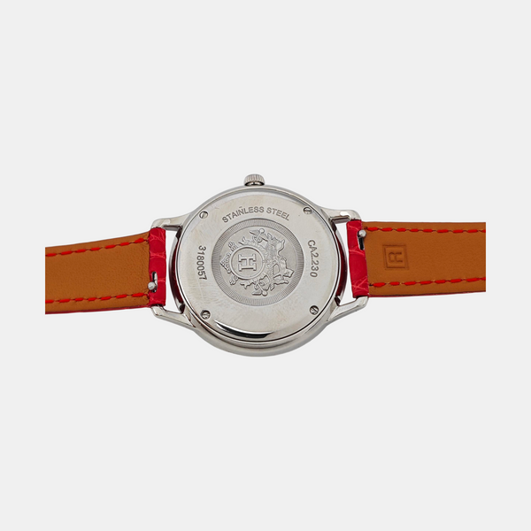 Slim d'Hermès 32mm Opaline White Quartz Watch