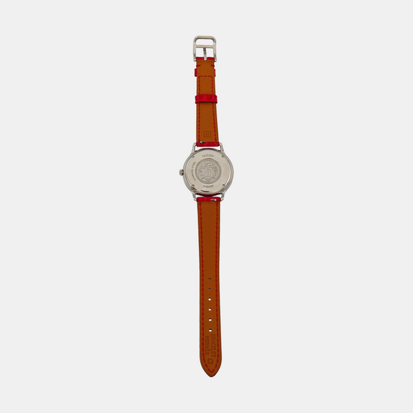 Slim d'Hermès 32mm Opaline White Quartz Watch