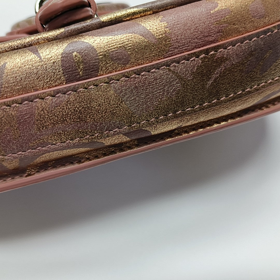 Authenticated pre-owned  Bobby East-West Calfskin Gold - Shoulder Bag at Looply