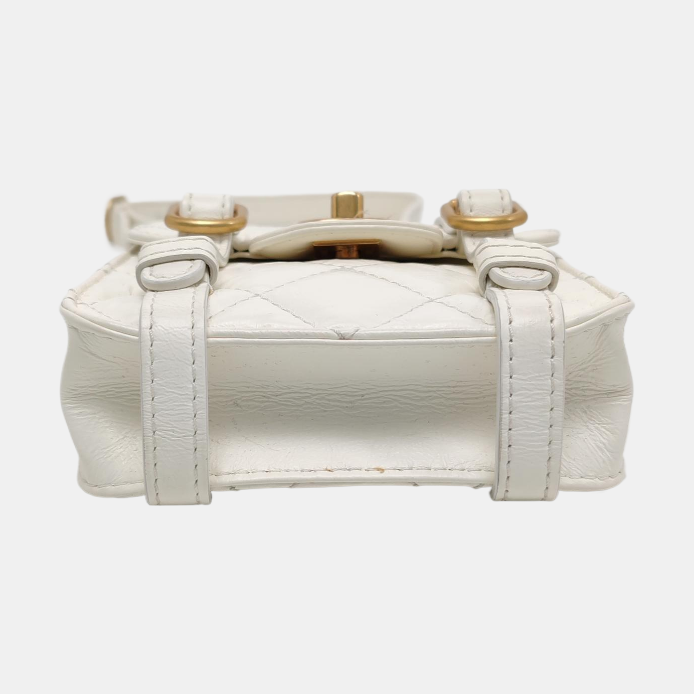 Quilted Calfskin Mini White