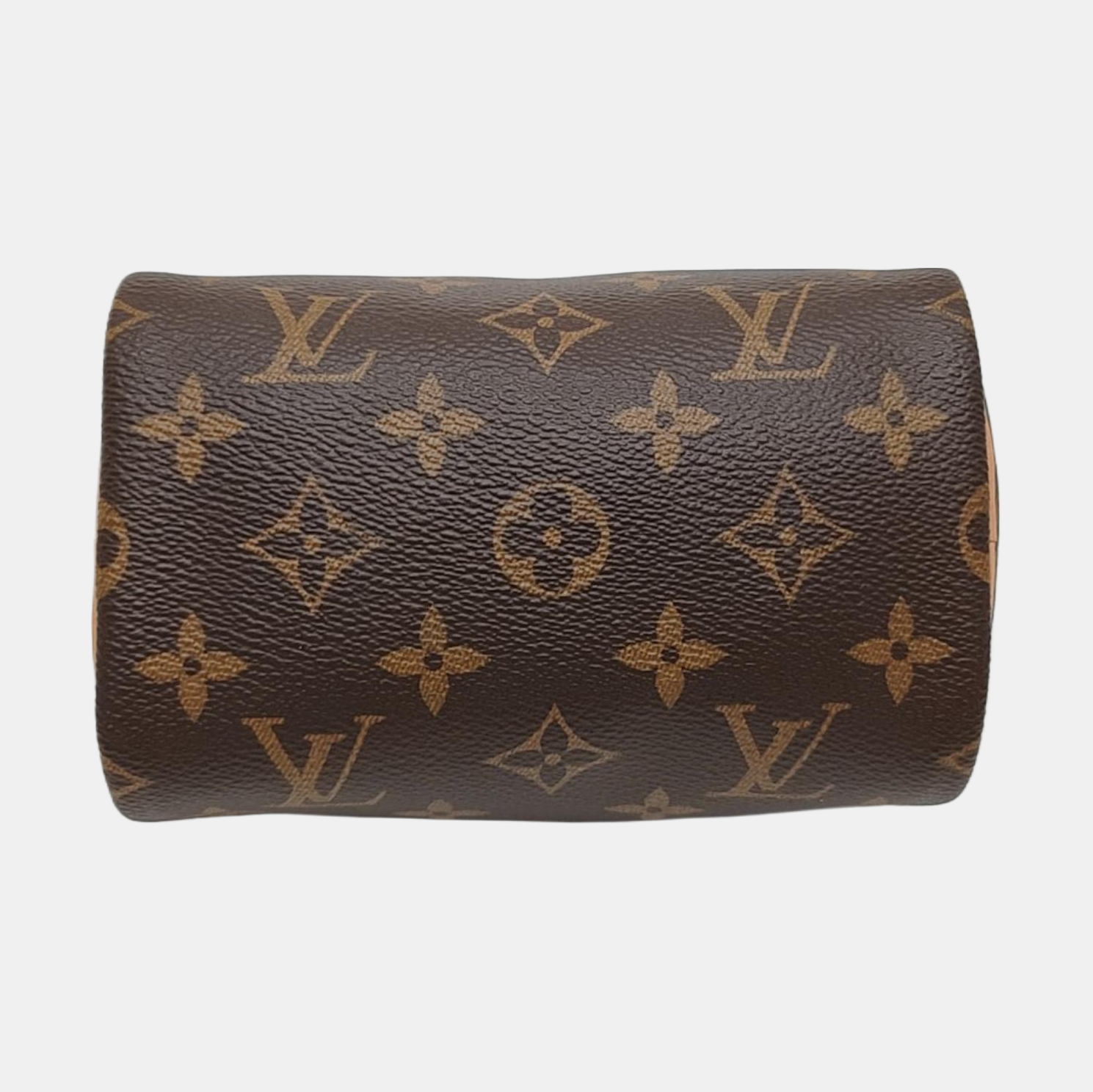 Authenticated pre-owned  Speedy Nano Monogram Coated Canvas Brown - Shoulder Bag at Looply