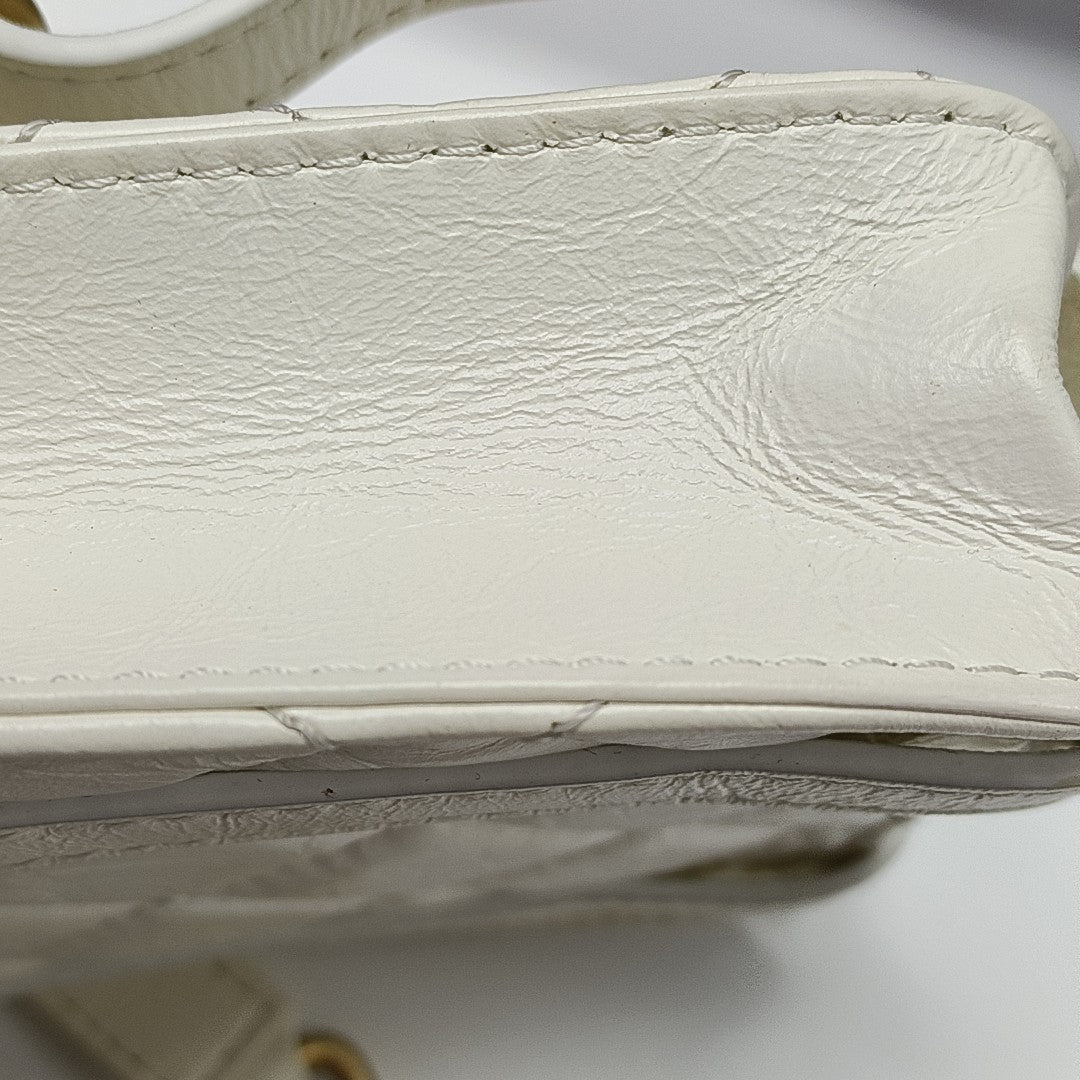 Quilted Calfskin Mini White