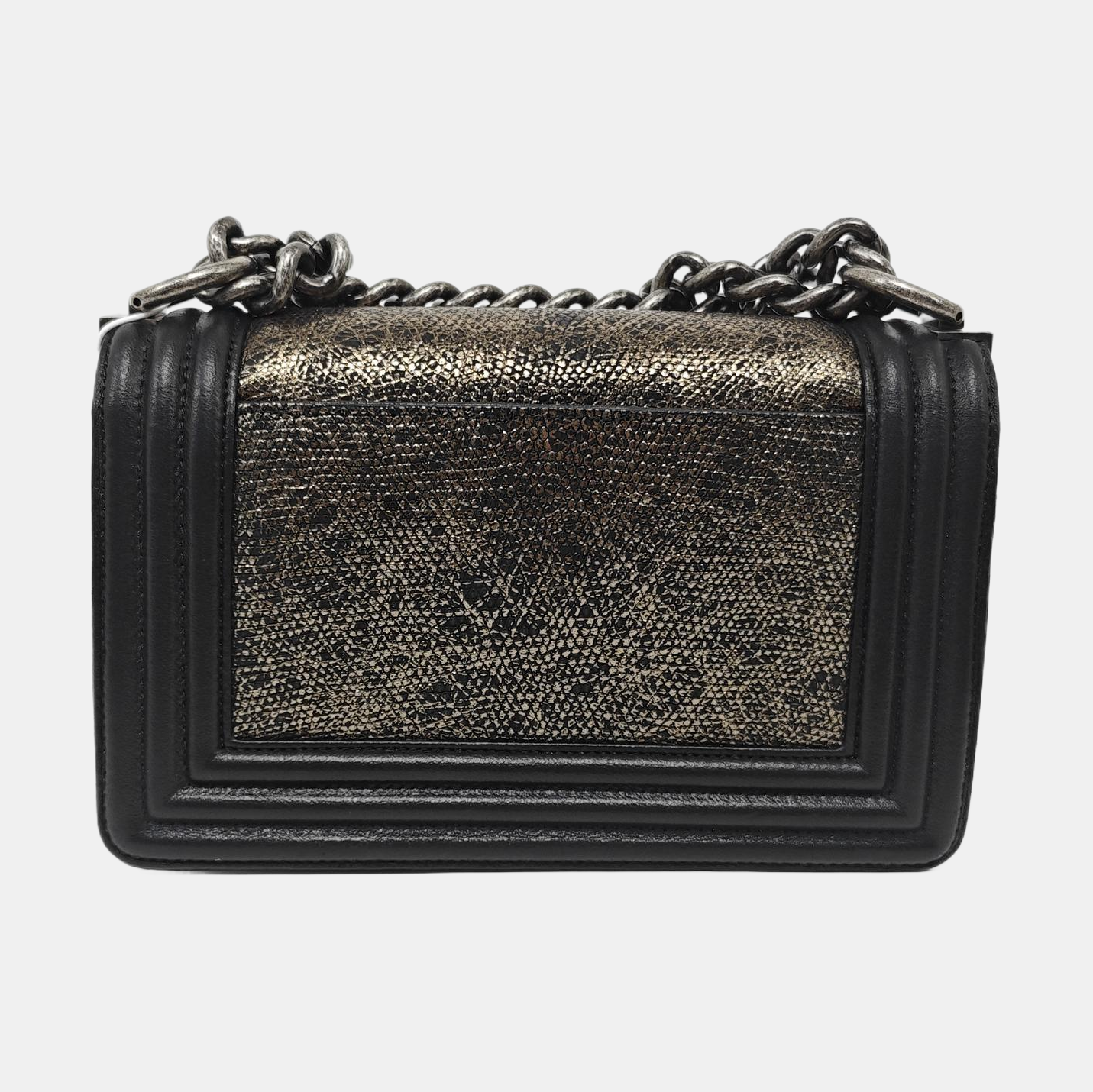 Authenticated pre-owned  Boy Chanel Small Lambskin Black - Shoulder Bag at Looply