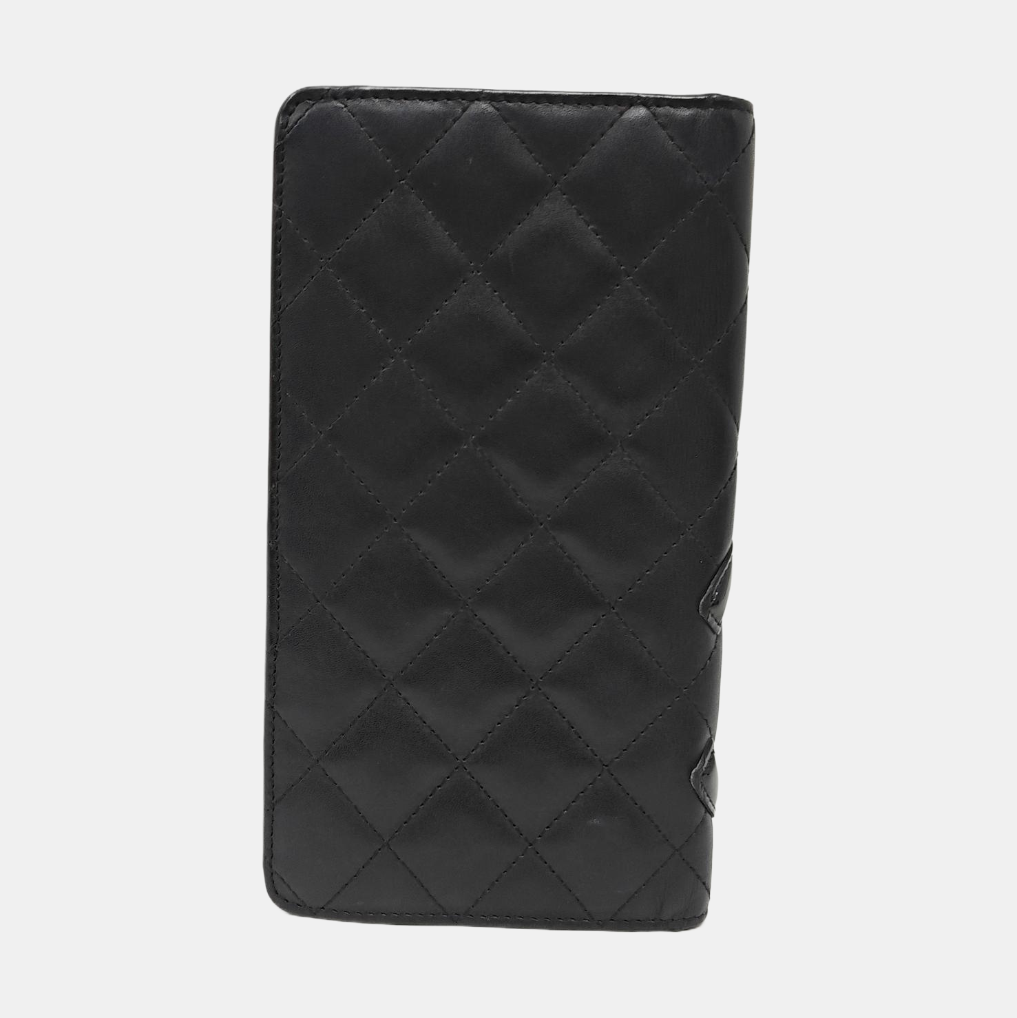 Authenticated pre-owned  Cambon Quilted Calfskin Black Wallet - Wallet at Looply