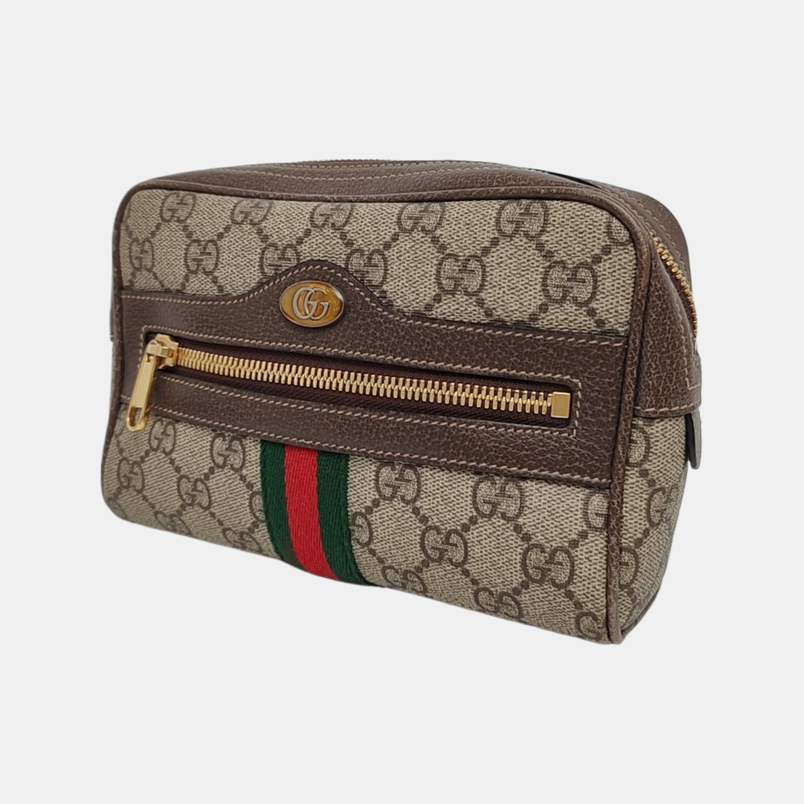 Authenticated pre-owned  Ophidia Small Monogram Coated Canvas Beige - Belt Bag at Looply
