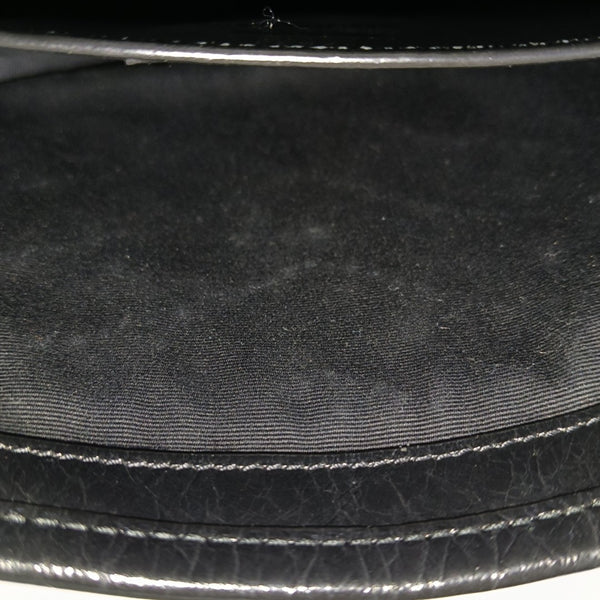 NIKI Small Chevron Calfskin Black