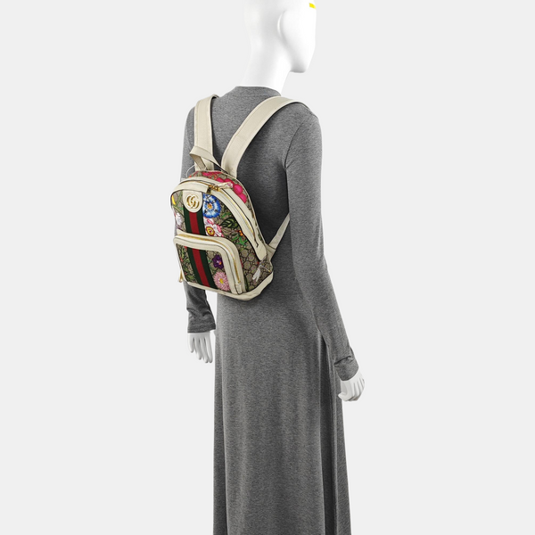 Authenticated pre-owned  Ophidia Monogram Coated Canvas Beige - Backpack at Looply