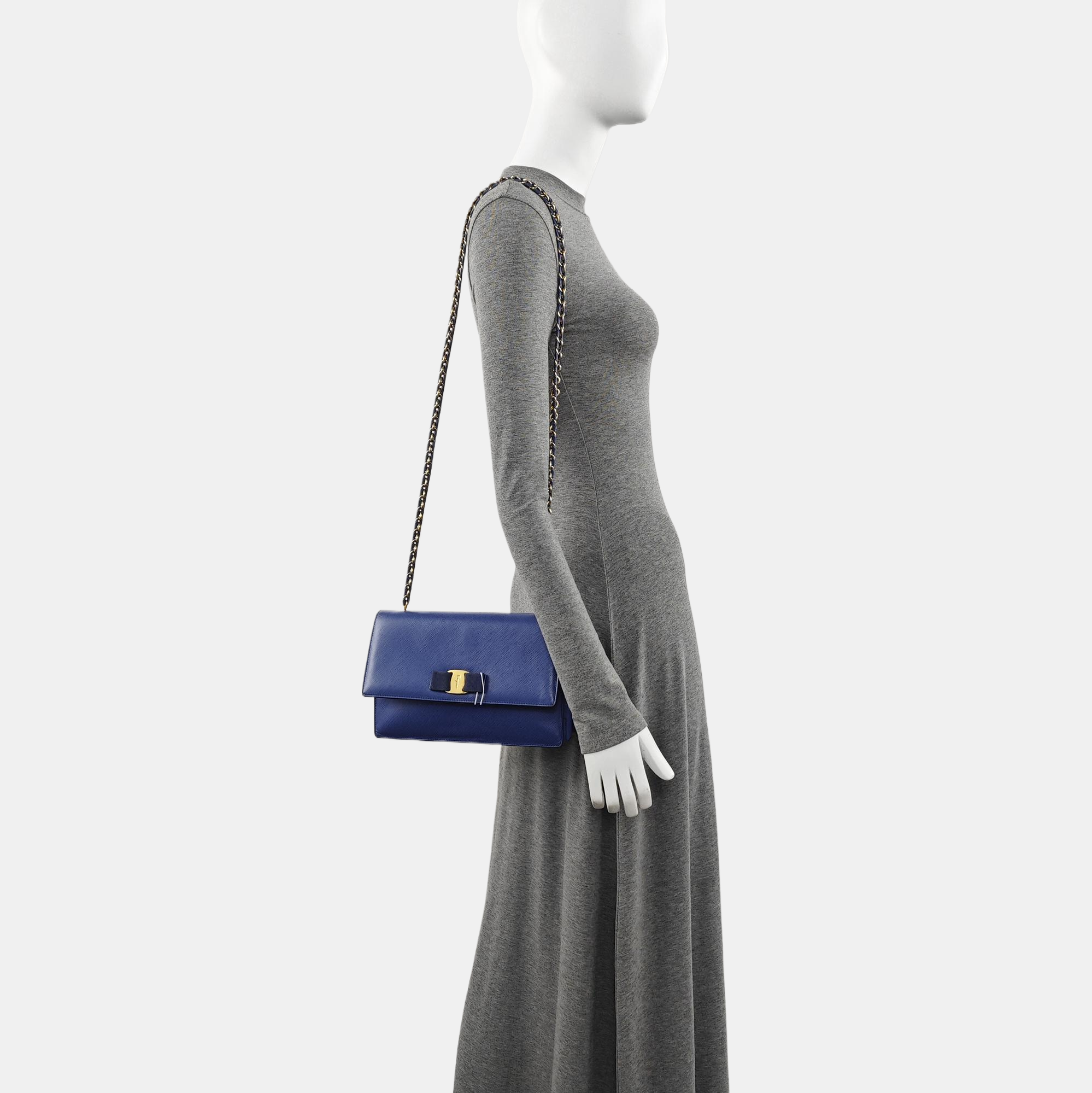 Ginny Calfskin Blue