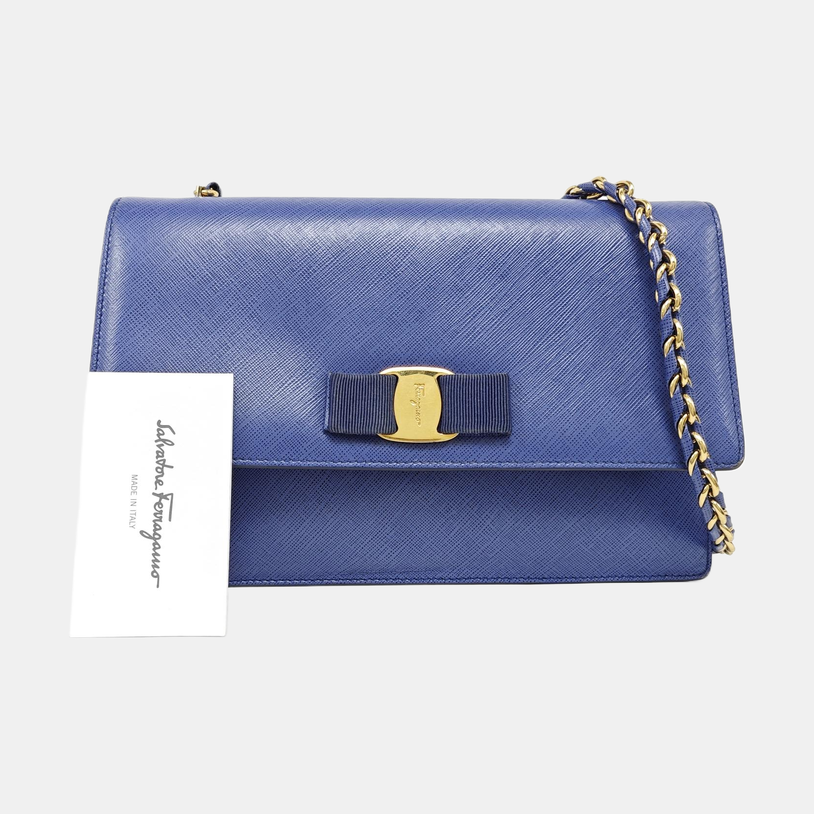 Ginny Calfskin Blue