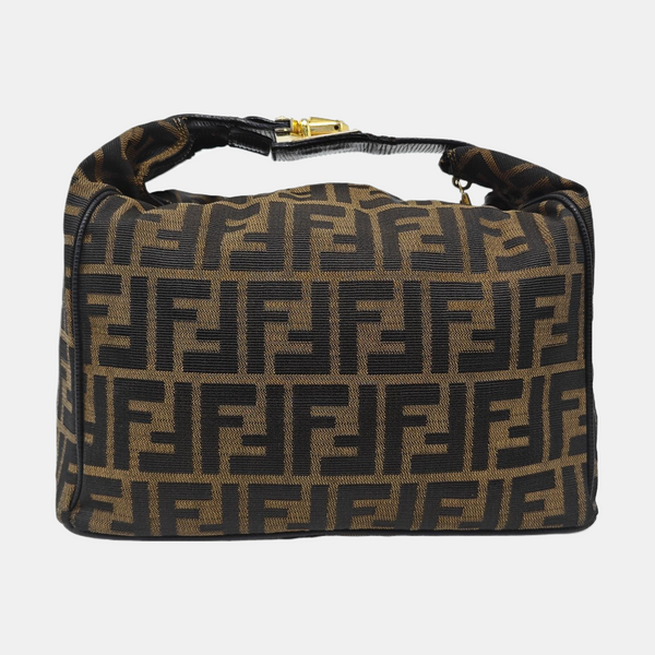 Canvas Top Handle Bag Brown