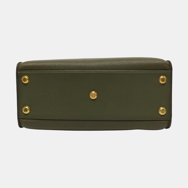 ON MY SIDE MM Monogram Calfskin Green