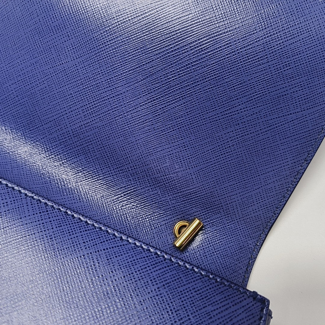 Ginny Calfskin Blue