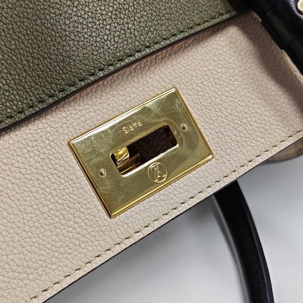ON MY SIDE MM Monogram Calfskin Green