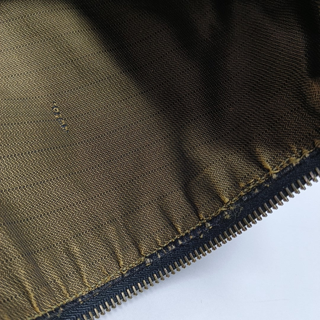 Canvas Top Handle Bag Brown