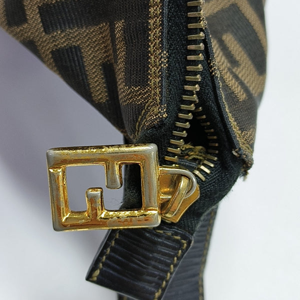 Canvas Top Handle Bag Brown