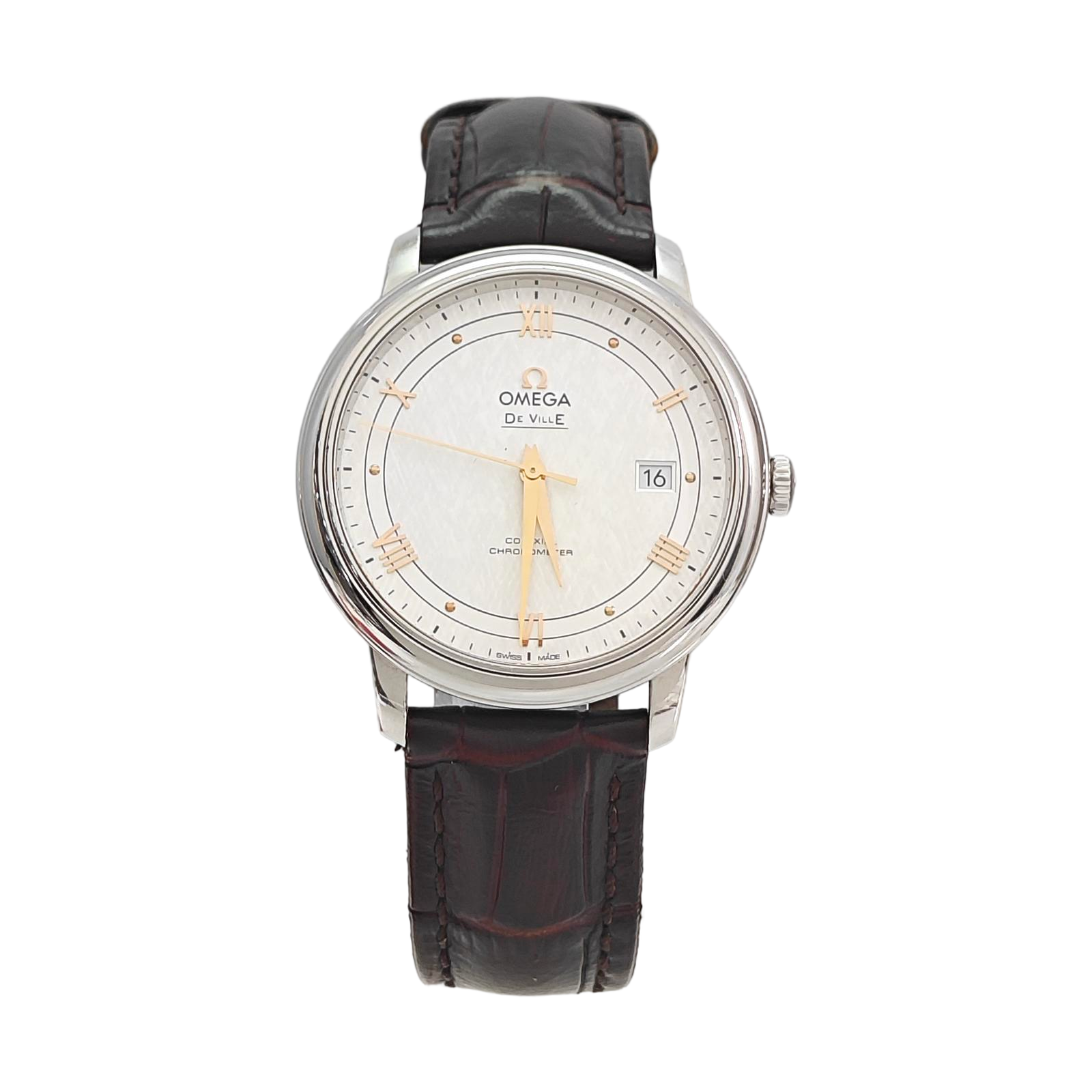 DE VILLE 39.5mm Silver Automatic Watch
