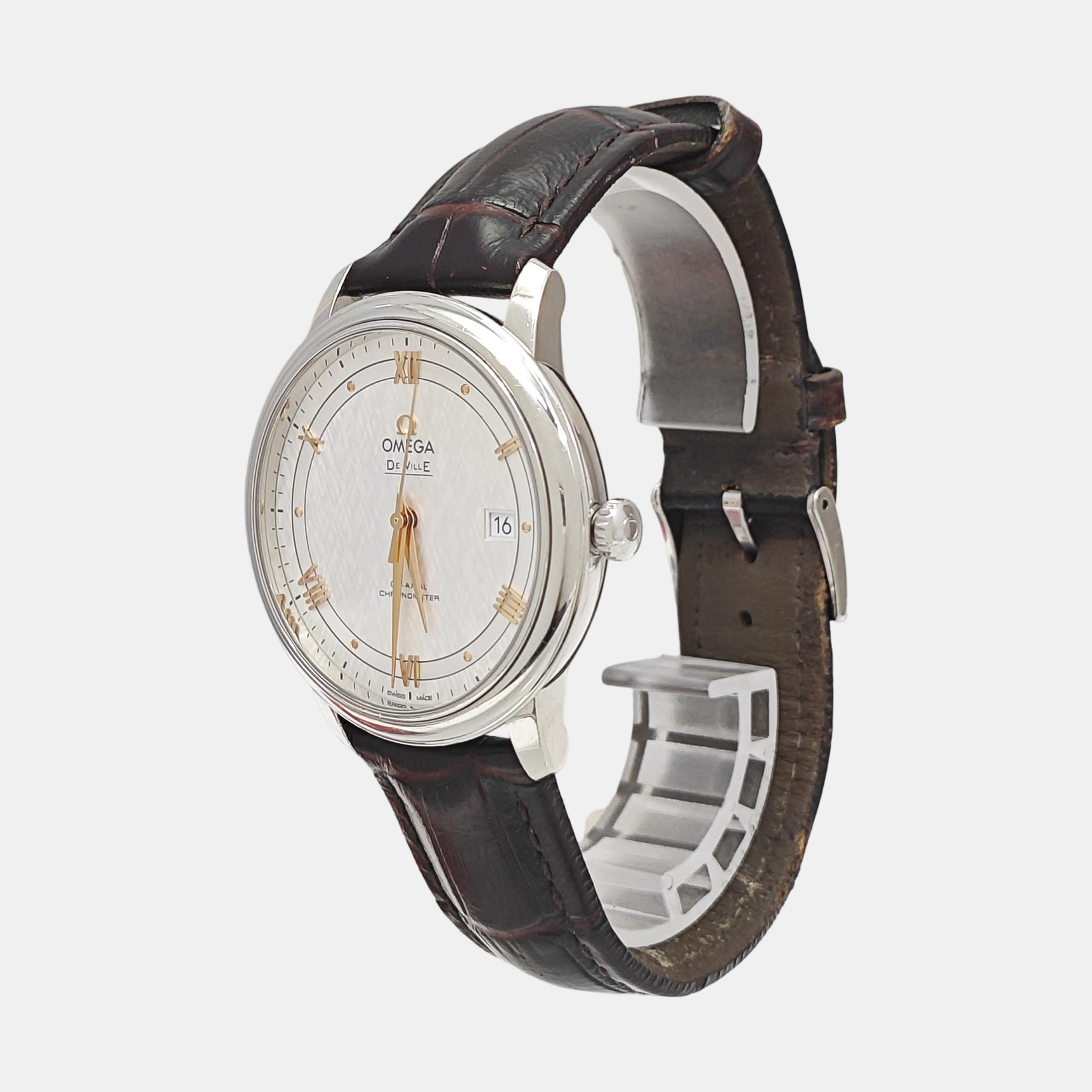 DE VILLE 39.5mm Silver Automatic Watch