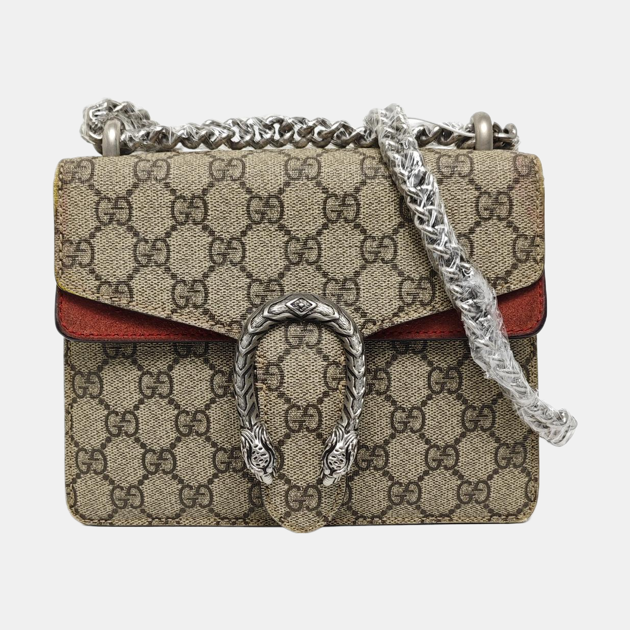 Authenticated pre-owned  Dionysus Super Mini Monogram Coated Canvas Beige - Shoulder Bag at Looply