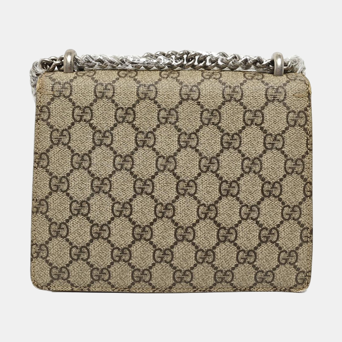 Authenticated pre-owned  Dionysus Super Mini Monogram Coated Canvas Beige - Shoulder Bag at Looply
