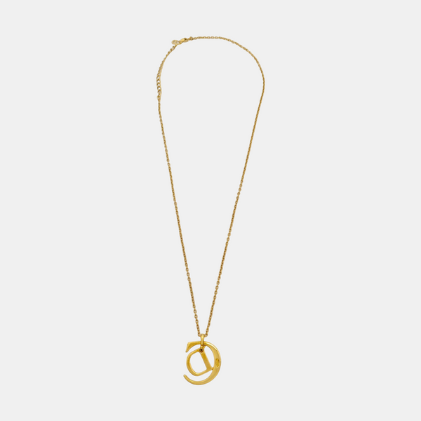 Authenticated pre-owned  CD Swing Gold Tone Metal Gold Necklace - Necklace at Looply