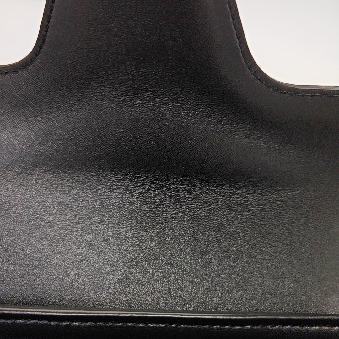 Authenticated pre-owned  16 Small Calfskin Black - Shoulder Bag at Looply