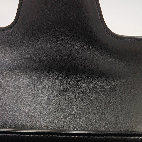 Authenticated pre-owned  16 Small Calfskin Black - Shoulder Bag at Looply