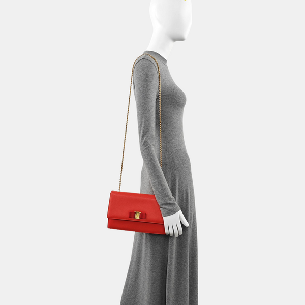 Ginny Calfskin Red