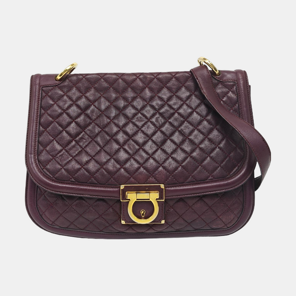 Quilted Calfskin Red