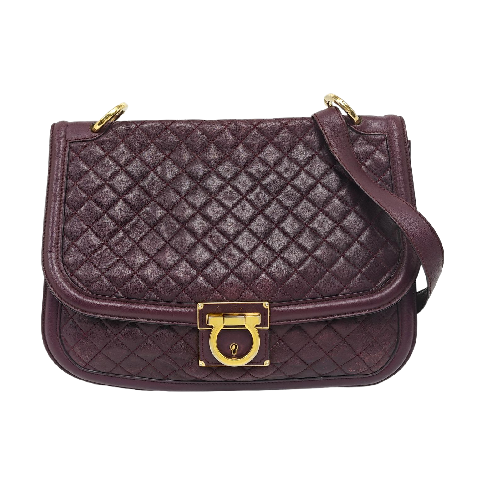 Quilted Calfskin Red