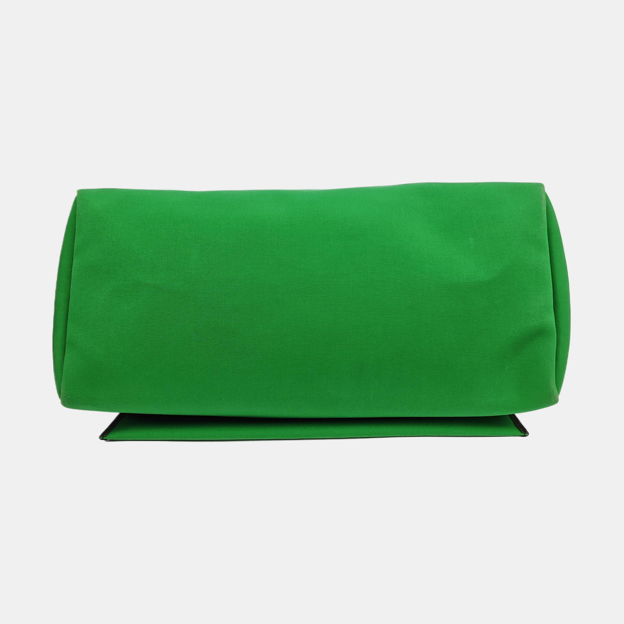 Authenticated pre-owned  Herbag Canvas Green - Shoulder Bag at Looply