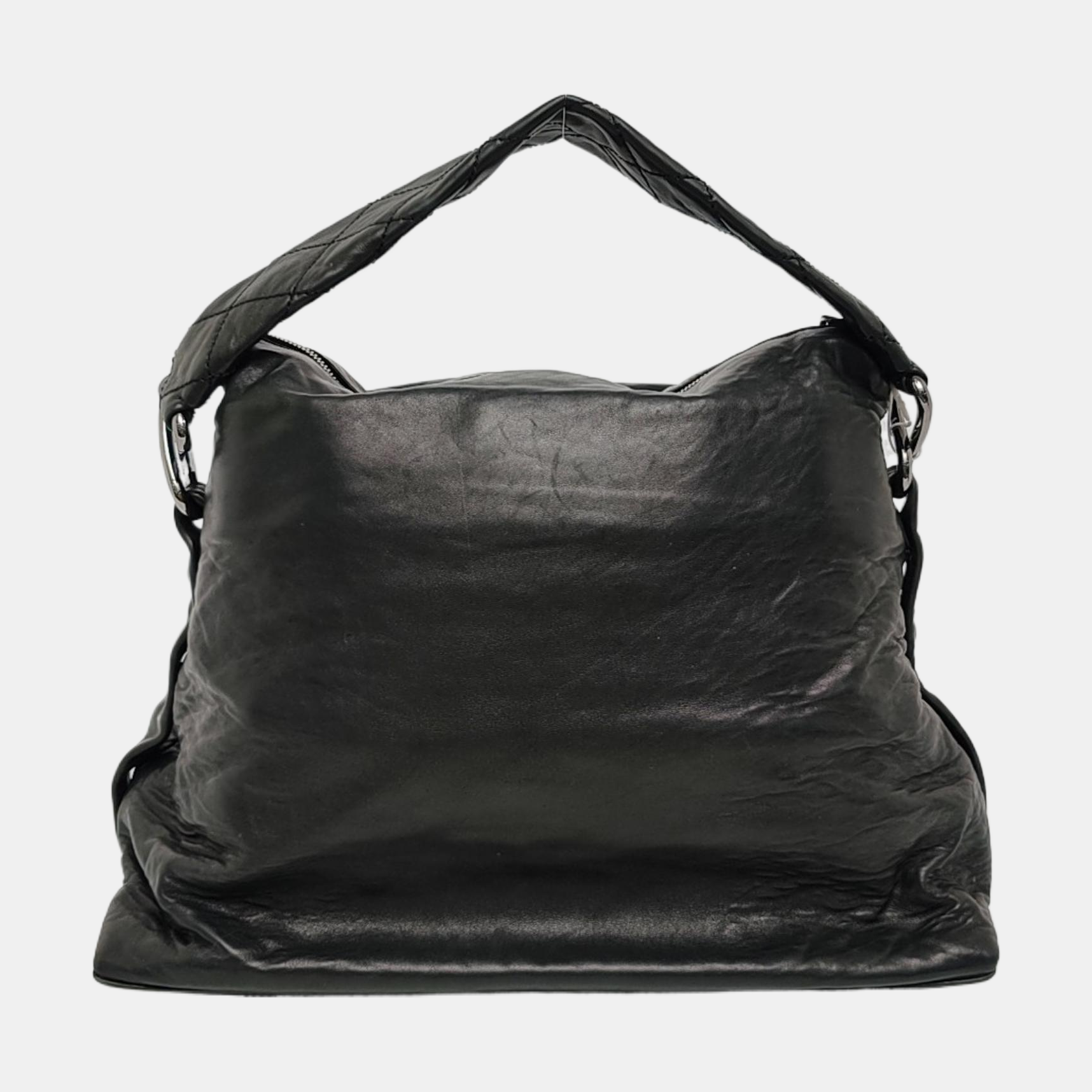 Quilted Lambskin Black