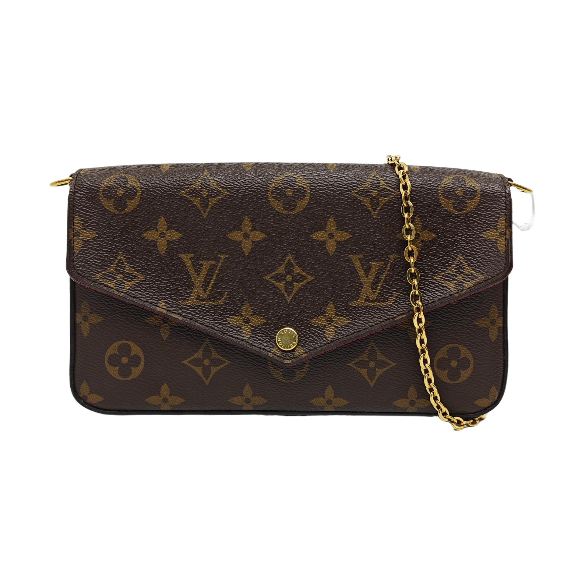 Authenticated pre-owned  Félicie Monogram Coated Canvas Brown - Shoulder Bag at Looply