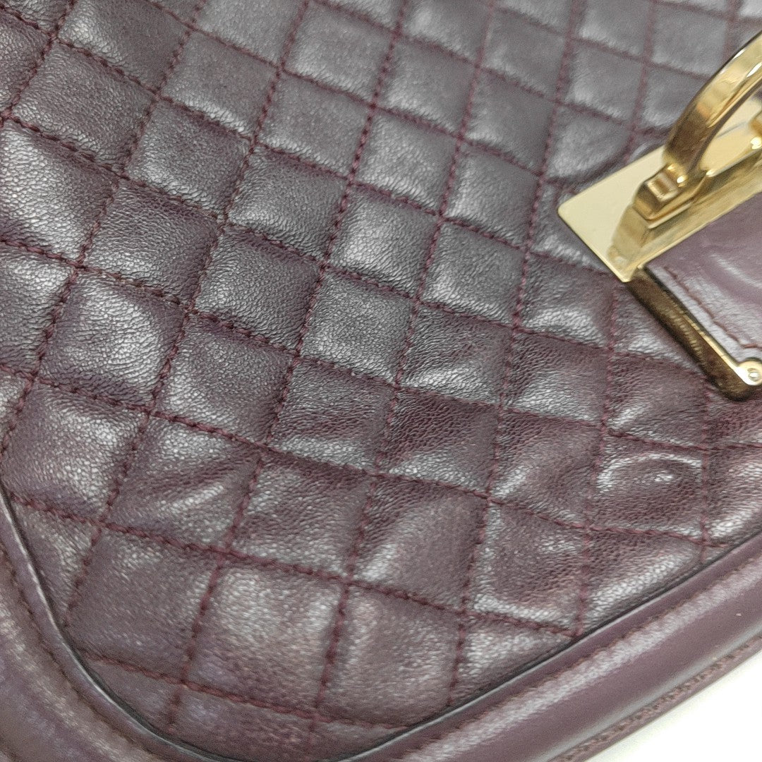 Quilted Calfskin Red