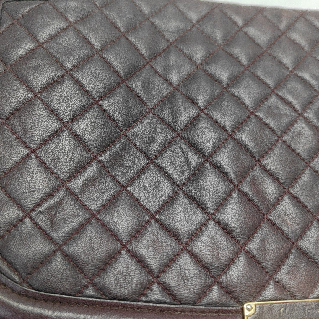 Quilted Calfskin Red