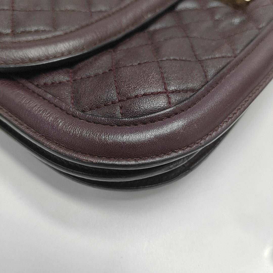 Quilted Calfskin Red