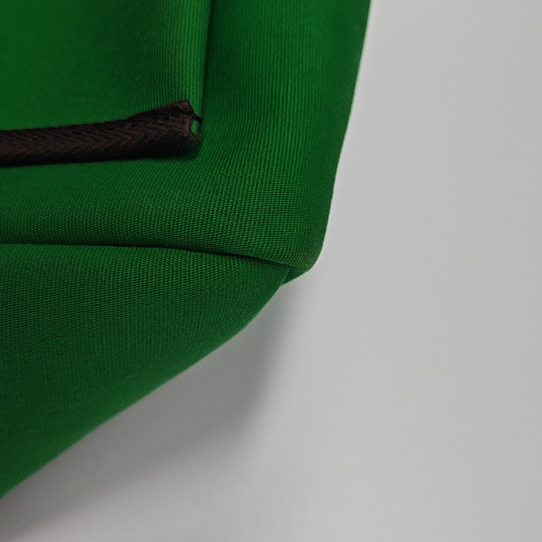 Authenticated pre-owned  Herbag Canvas Green - Shoulder Bag at Looply