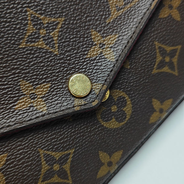Authenticated pre-owned  Félicie Monogram Coated Canvas Brown - Shoulder Bag at Looply
