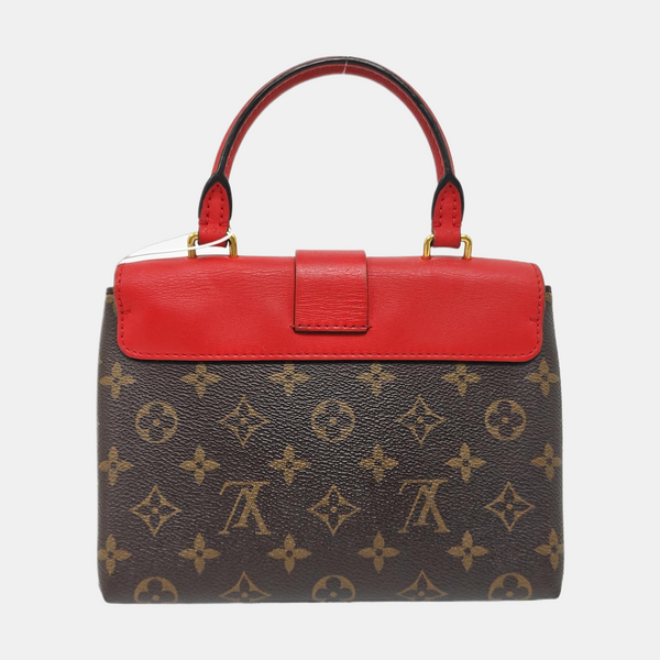 Authenticated pre-owned  Locky BB Monogram Coated Canvas Red - Shoulder Bag at Looply