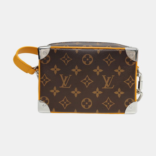 SOFT TRUNK Mini Monogram Coated Canvas Brown