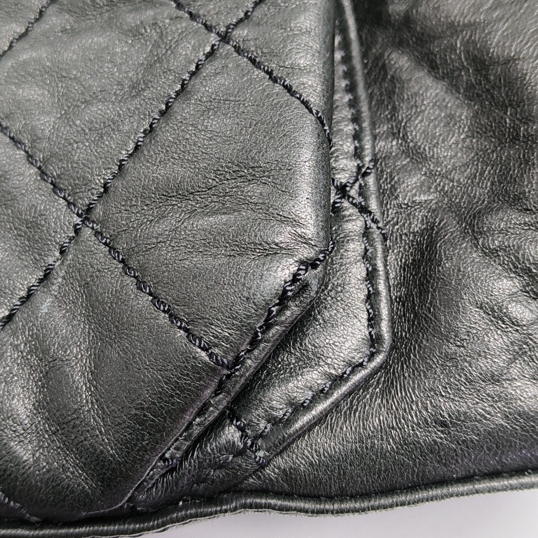 Quilted Lambskin Black