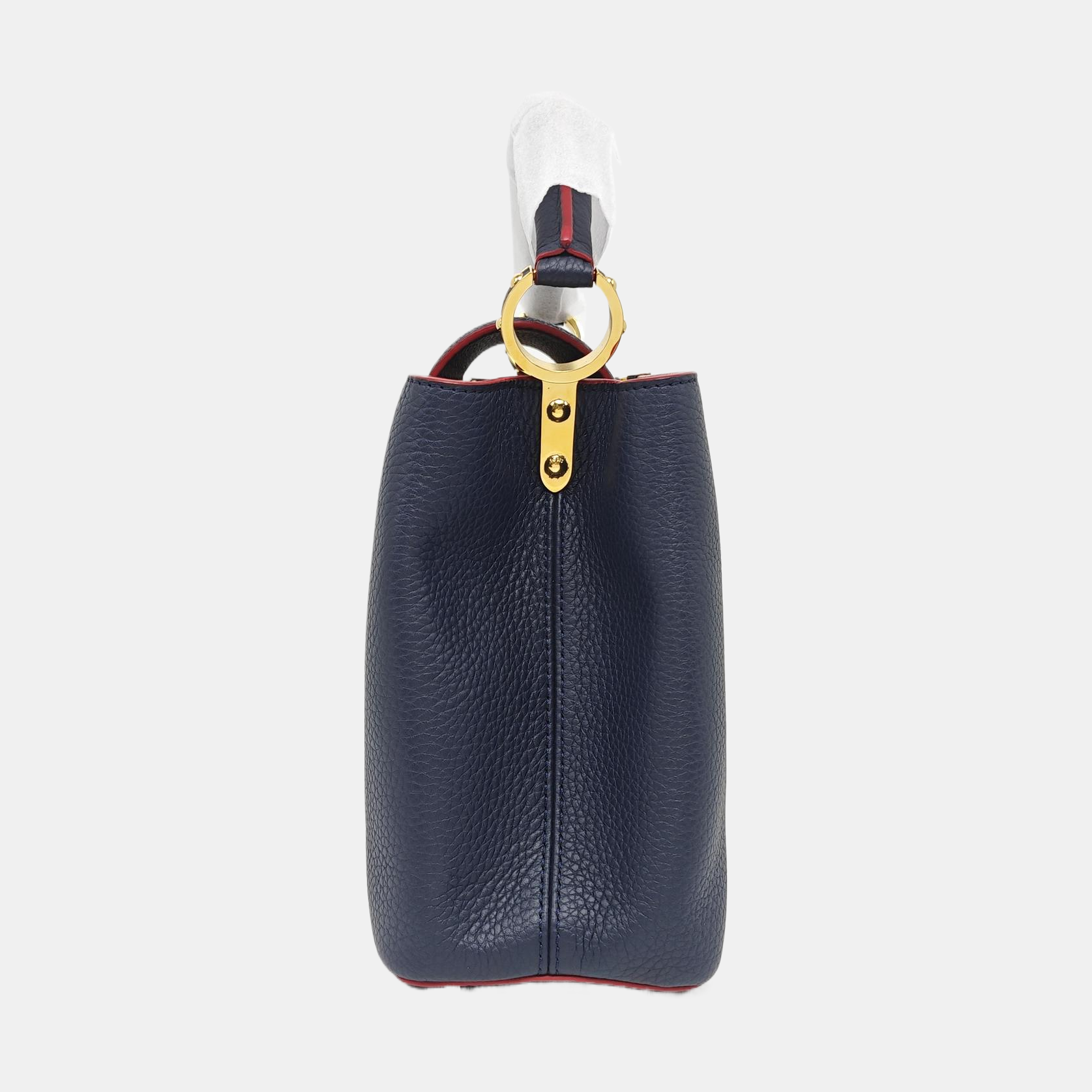 Authenticated pre-owned  Capucines MM Calfskin Blue - Shoulder Bag at Looply