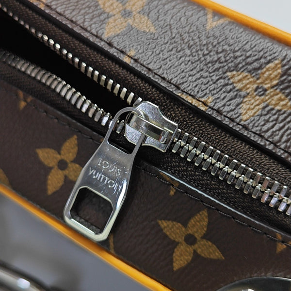 SOFT TRUNK Mini Monogram Coated Canvas Brown