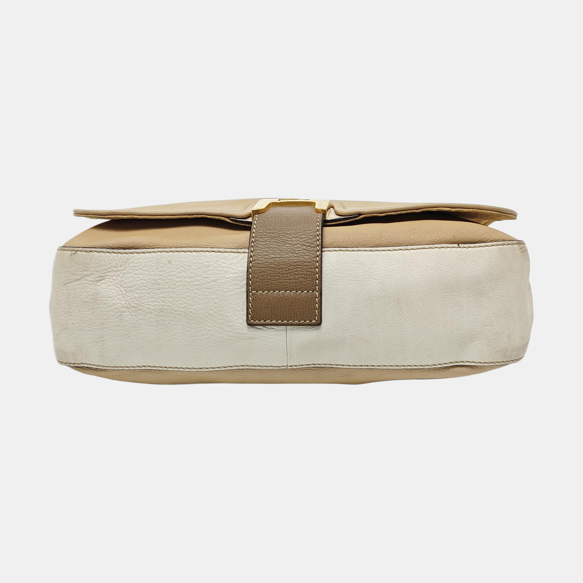 Calfskin Crossbody Bag Brown