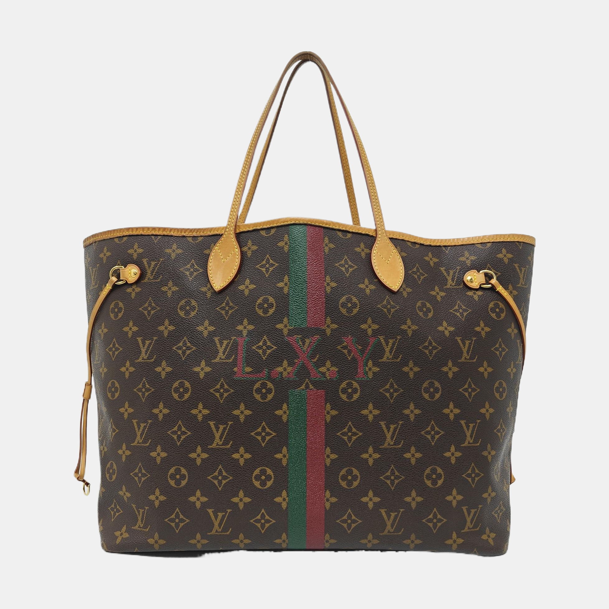 Authenticated pre-owned  Neverfull GM Monogram Coated Canvas Brown - Shoulder Bag at Looply