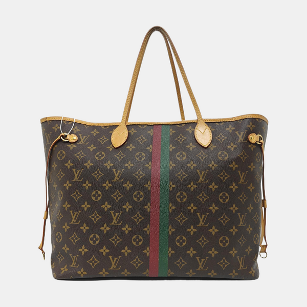 Authenticated pre-owned  Neverfull GM Monogram Coated Canvas Brown - Shoulder Bag at Looply