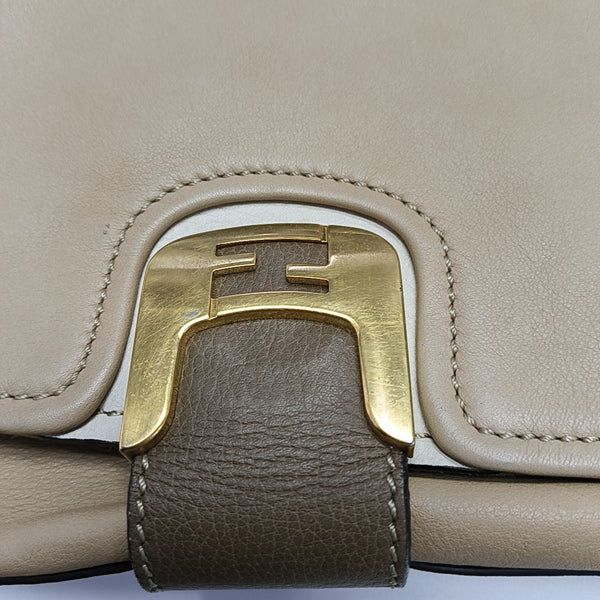 Calfskin Crossbody Bag Brown