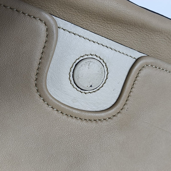 Calfskin Crossbody Bag Brown