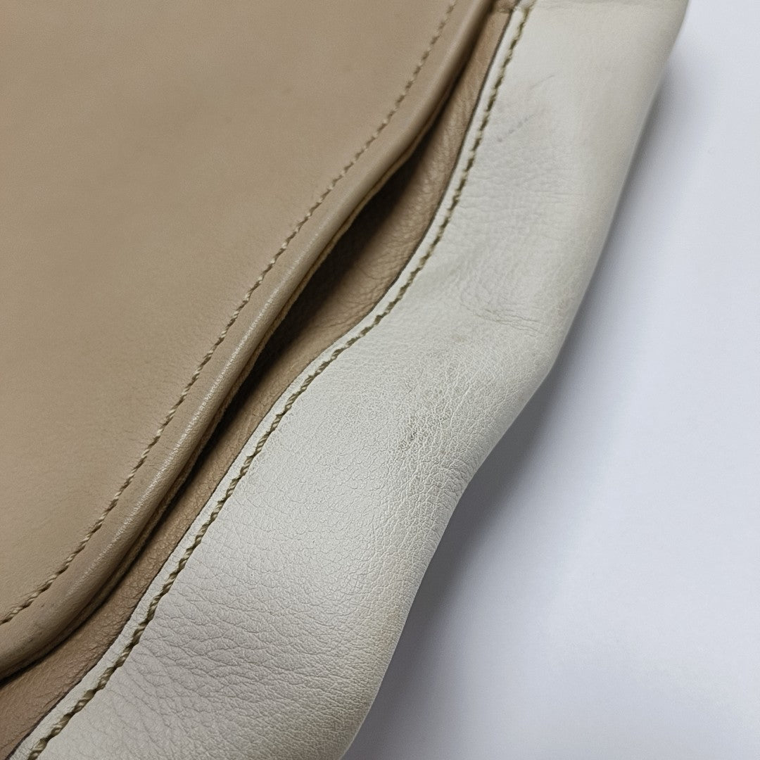 Calfskin Crossbody Bag Brown
